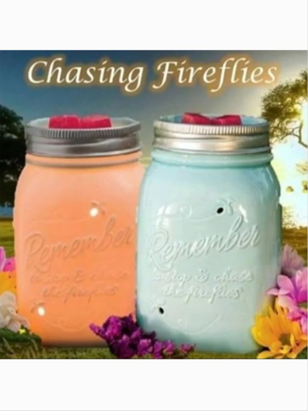 Scentsy Chasing Fireflies Wax Warmer Burner Premium Full Size